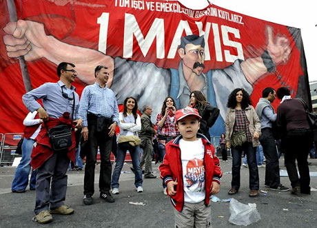 Taksim 1 Mayıs'ta çiçek açtı galerisi resim 46