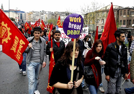 Taksim 1 Mayıs'ta çiçek açtı galerisi resim 8