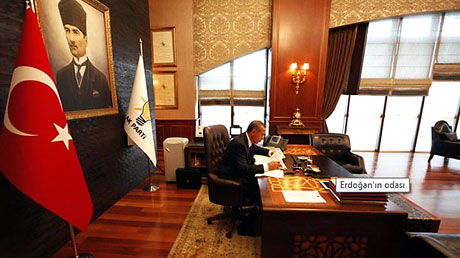 İşte Erdoğan'ın lüks çalışma ofisi galerisi resim 6