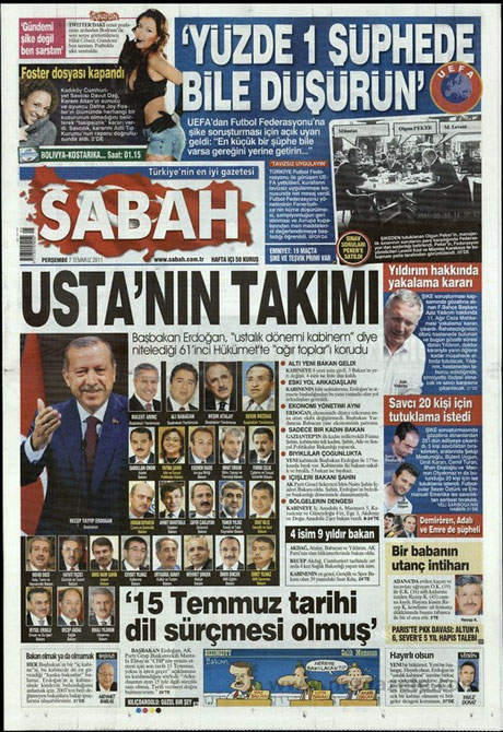 Yeni Kabine manşetlere böyle yansıdı galerisi resim 13