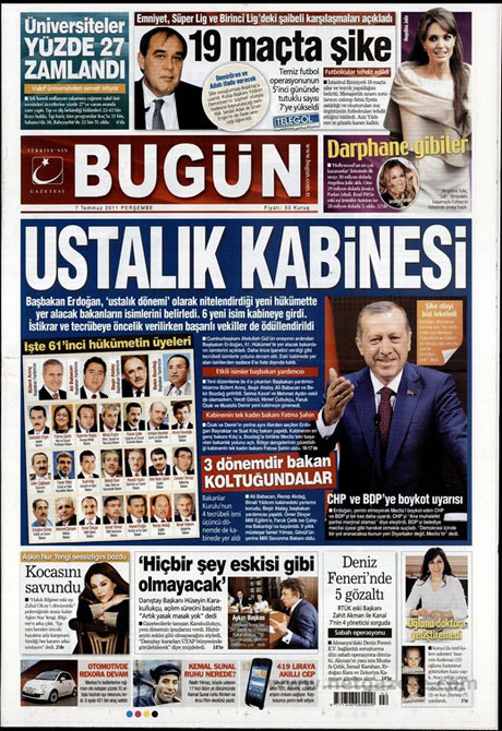 Yeni Kabine manşetlere böyle yansıdı galerisi resim 3