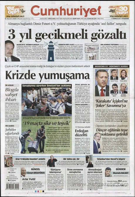 Yeni Kabine manşetlere böyle yansıdı galerisi resim 4