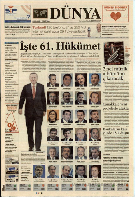 Yeni Kabine manşetlere böyle yansıdı galerisi resim 5