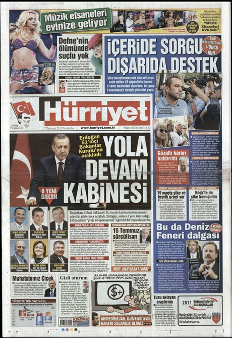 Yeni Kabine manşetlere böyle yansıdı galerisi resim 8