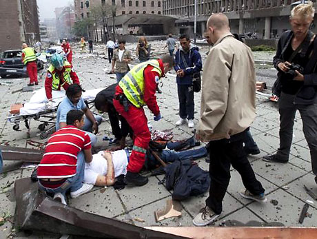 Norveç'in başkenti Oslo cehenneme döndü. galerisi resim 16