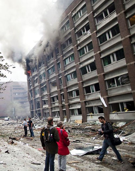 Norveç'in başkenti Oslo cehenneme döndü. galerisi resim 30