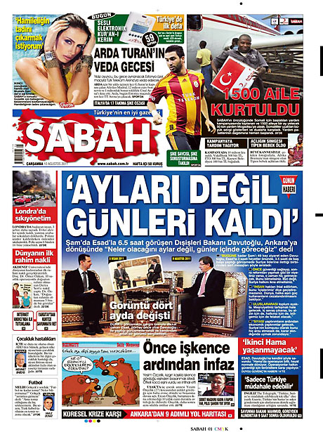 Suriye krizi maşetlere böyle yansıdı galerisi resim 13