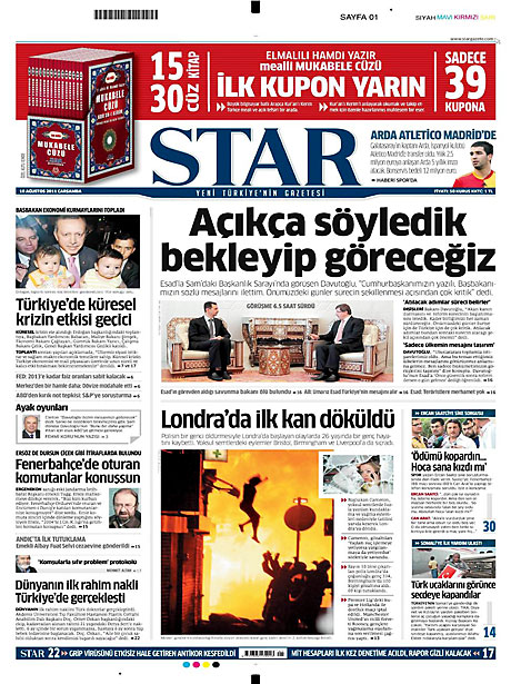 Suriye krizi maşetlere böyle yansıdı galerisi resim 15