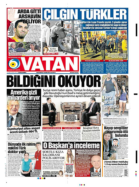 Suriye krizi maşetlere böyle yansıdı galerisi resim 19