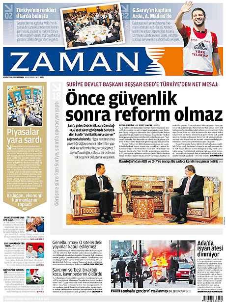 Suriye krizi maşetlere böyle yansıdı galerisi resim 22