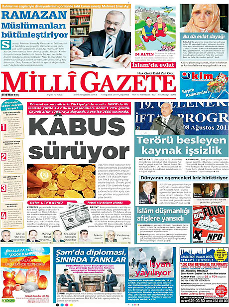 Suriye krizi maşetlere böyle yansıdı galerisi resim 8