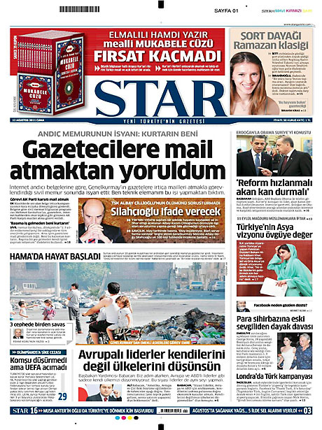 Taraf'ın manşetinde büyük iddia! galerisi resim 15