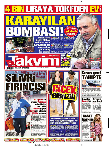 Karayılan bombasını gazeteler nasıl gördü? galerisi resim 15