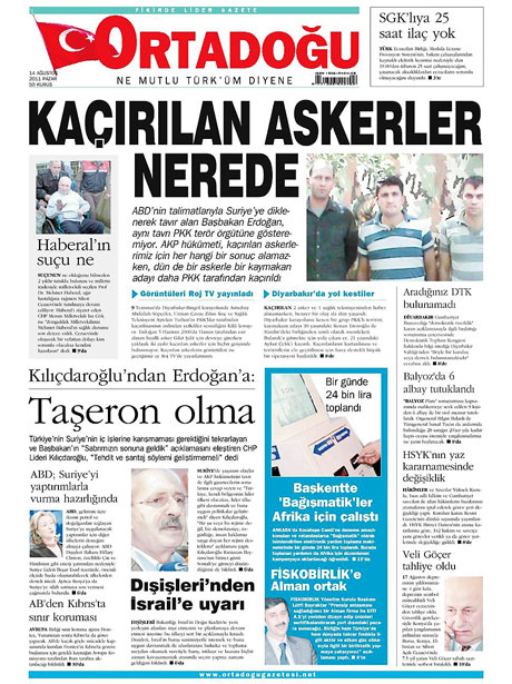 Karayılan bombasını gazeteler nasıl gördü? galerisi resim 9