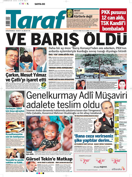 Türk medyasında Kandil manşetleri galerisi resim 17