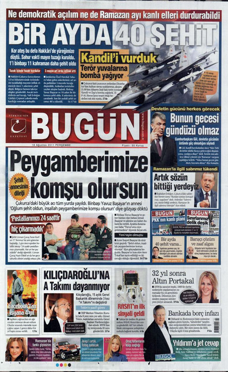 Türk medyasında Kandil manşetleri galerisi resim 3