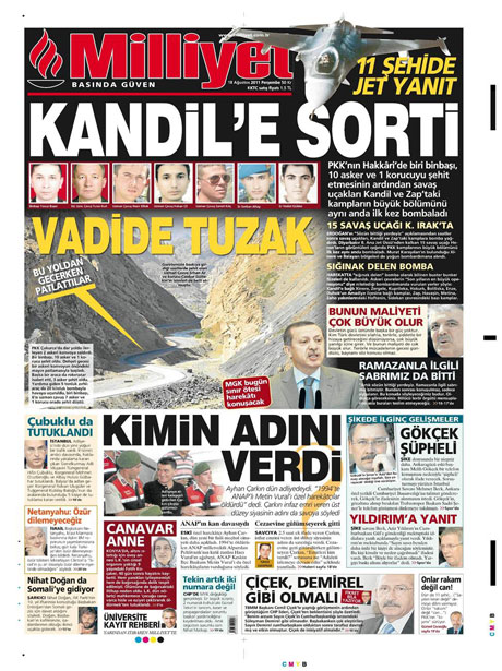 Türk medyasında Kandil manşetleri galerisi resim 9