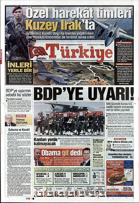 Yeni Şafak'tan BDP'ye manşet'ten cevap! galerisi resim 18