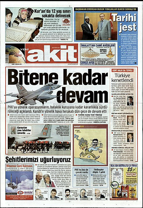 Yeni Şafak'tan BDP'ye manşet'ten cevap! galerisi resim 19