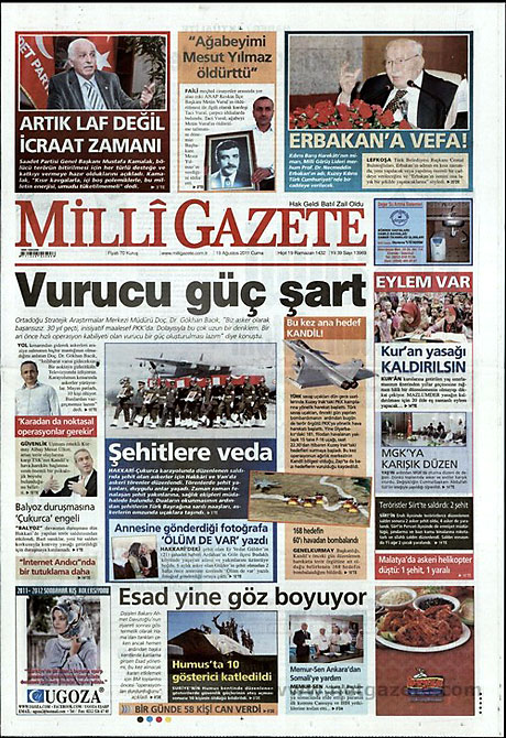 Yeni Şafak'tan BDP'ye manşet'ten cevap! galerisi resim 9