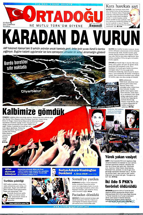 Günün Gazete Manşetleri (20.08.11) galerisi resim 12