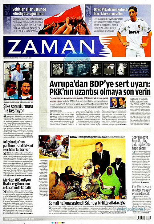 Günün Gazete Manşetleri (20.08.11) galerisi resim 25