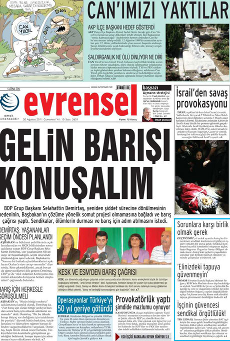 Günün Gazete Manşetleri (20.08.11) galerisi resim 27