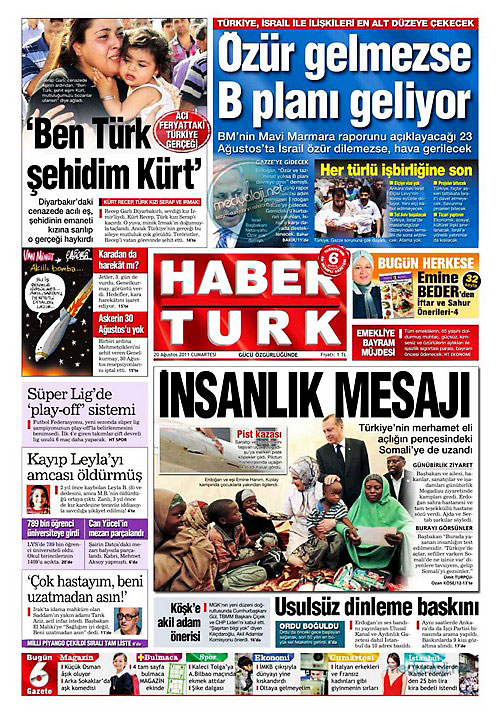 Günün Gazete Manşetleri (20.08.11) galerisi resim 8
