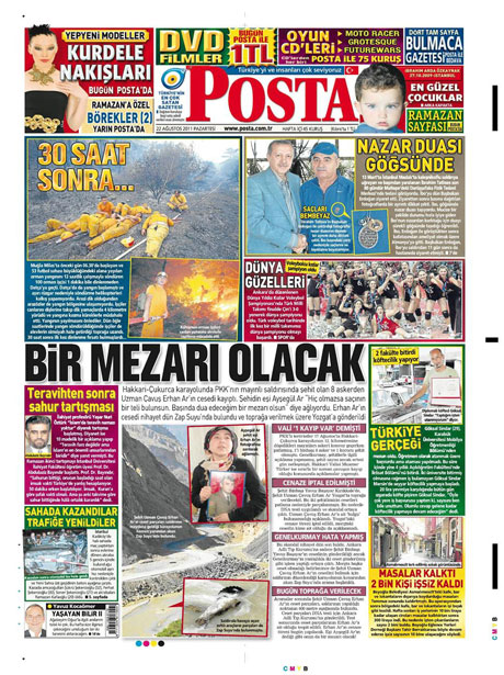 Günün önemli gazete manşetleri (22.08.11) galerisi resim 13