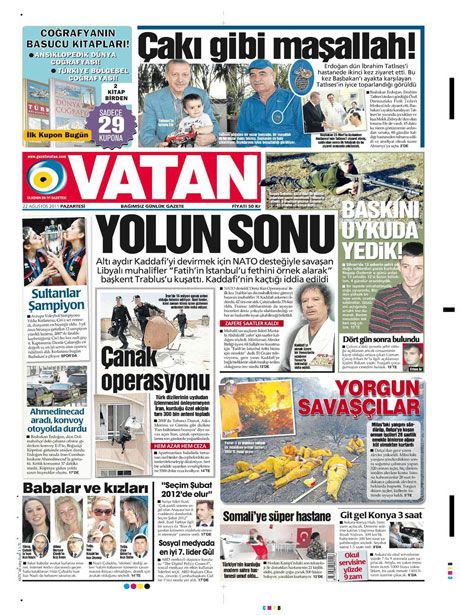 Günün önemli gazete manşetleri (22.08.11) galerisi resim 21