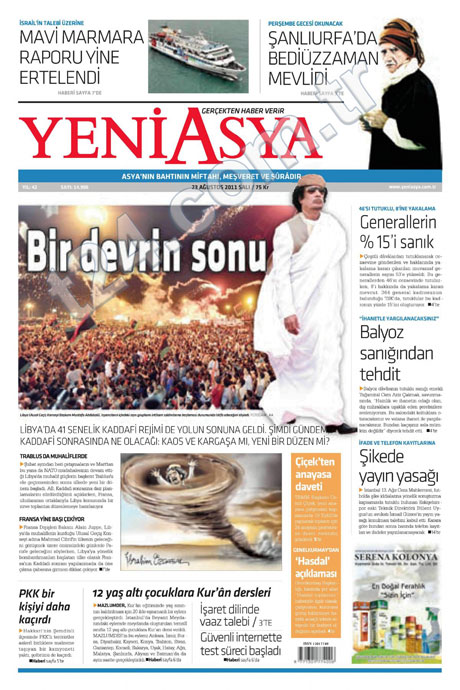 Günün önemli gazete manşetleri (23.08.11) galerisi resim 23