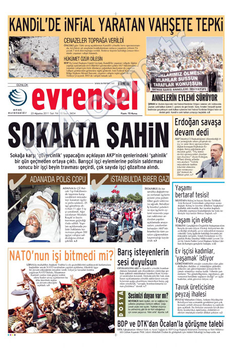 Günün önemli gazete manşetleri (23.08.11) galerisi resim 7