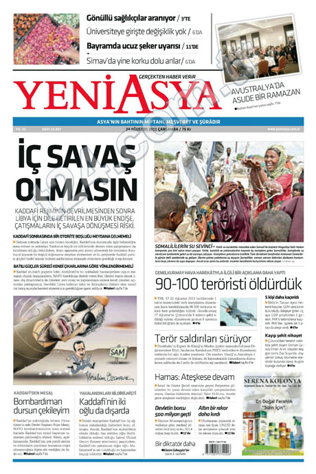 Günün önemli gazete manşetleri (24.08.11) galerisi resim 22