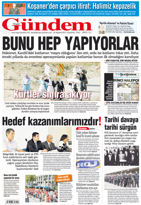 Günün önemli gazete manşetleri (24.08.11) galerisi resim 26