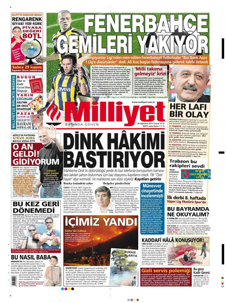 Günün önemli gazete manşetleri (26.08.11) galerisi resim 10