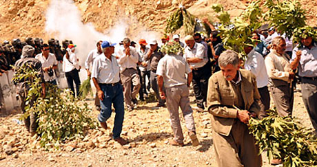 'Canlı Kalkanlara' sert müdahale galerisi resim 13