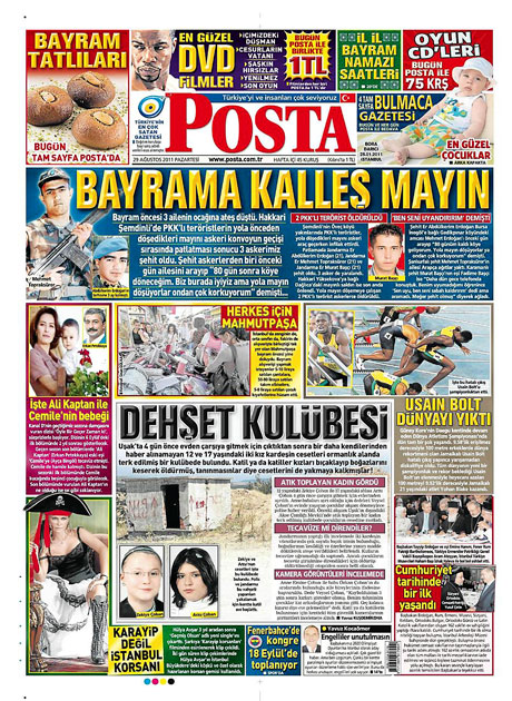 Günün önemli gazete manşetleri (29.08.11) galerisi resim 12