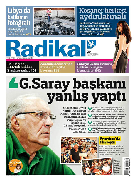 Günün önemli gazete manşetleri (29.08.11) galerisi resim 13