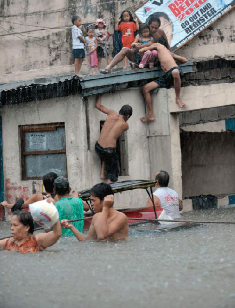 Filipinlerdeki Sel Felaketi galerisi resim 2