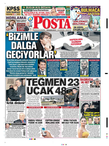 Manşetlerde Hrant Dink kararına tepki var galerisi resim 11