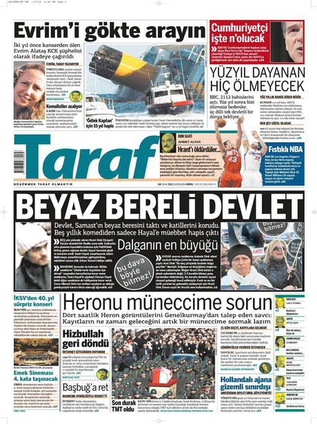 Manşetlerde Hrant Dink kararına tepki var galerisi resim 17