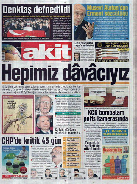 Manşetlerde Hrant Dink kararına tepki var galerisi resim 20