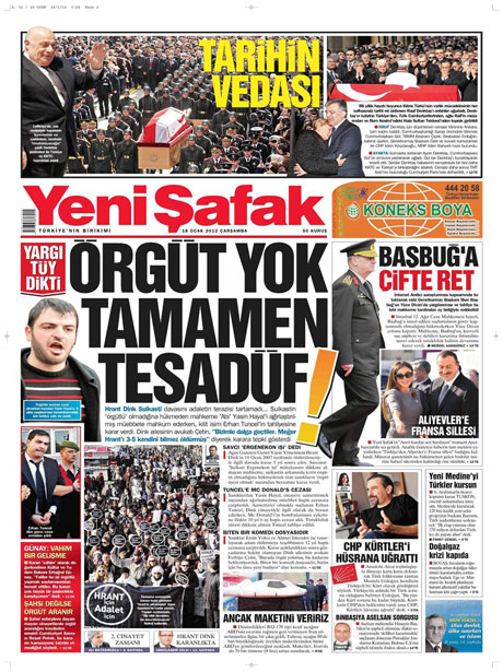 Manşetlerde Hrant Dink kararına tepki var galerisi resim 21