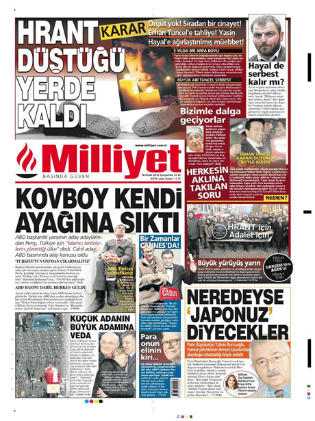 Manşetlerde Hrant Dink kararına tepki var galerisi resim 9