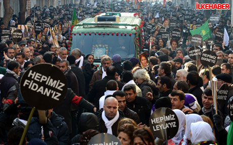 Yüzbinler Sakine, Fidan ve Leyla’yı uğurladı galerisi resim 31