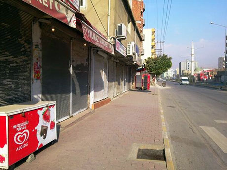 Nusaybin'de-Rojava'da duvar protesto edildi galerisi resim 10