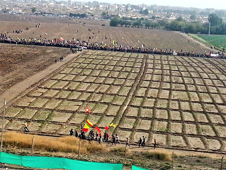 Nusaybin'de-Rojava'da duvar protesto edildi galerisi resim 2