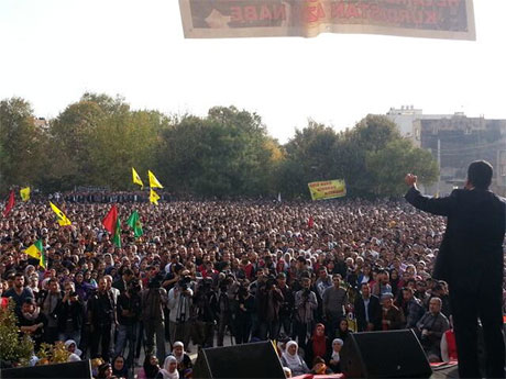 Nusaybin'de-Rojava'da duvar protesto edildi galerisi resim 26