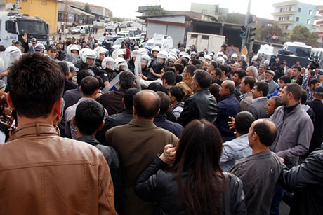 Nusaybin'de-Rojava'da duvar protesto edildi galerisi resim 44