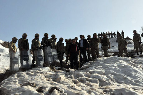 Roboski sınırında gaz bombalı müdahale galerisi resim 11